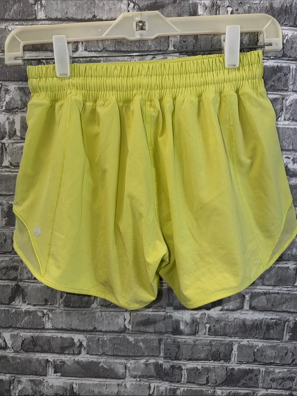 lululemon athletica Neon Yellow Athletic Shorts